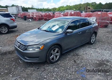 2012 Volkswagen Passat 2.0L Tdi Se из США, поврежденный, VIN 1VWBN7A33CC103831